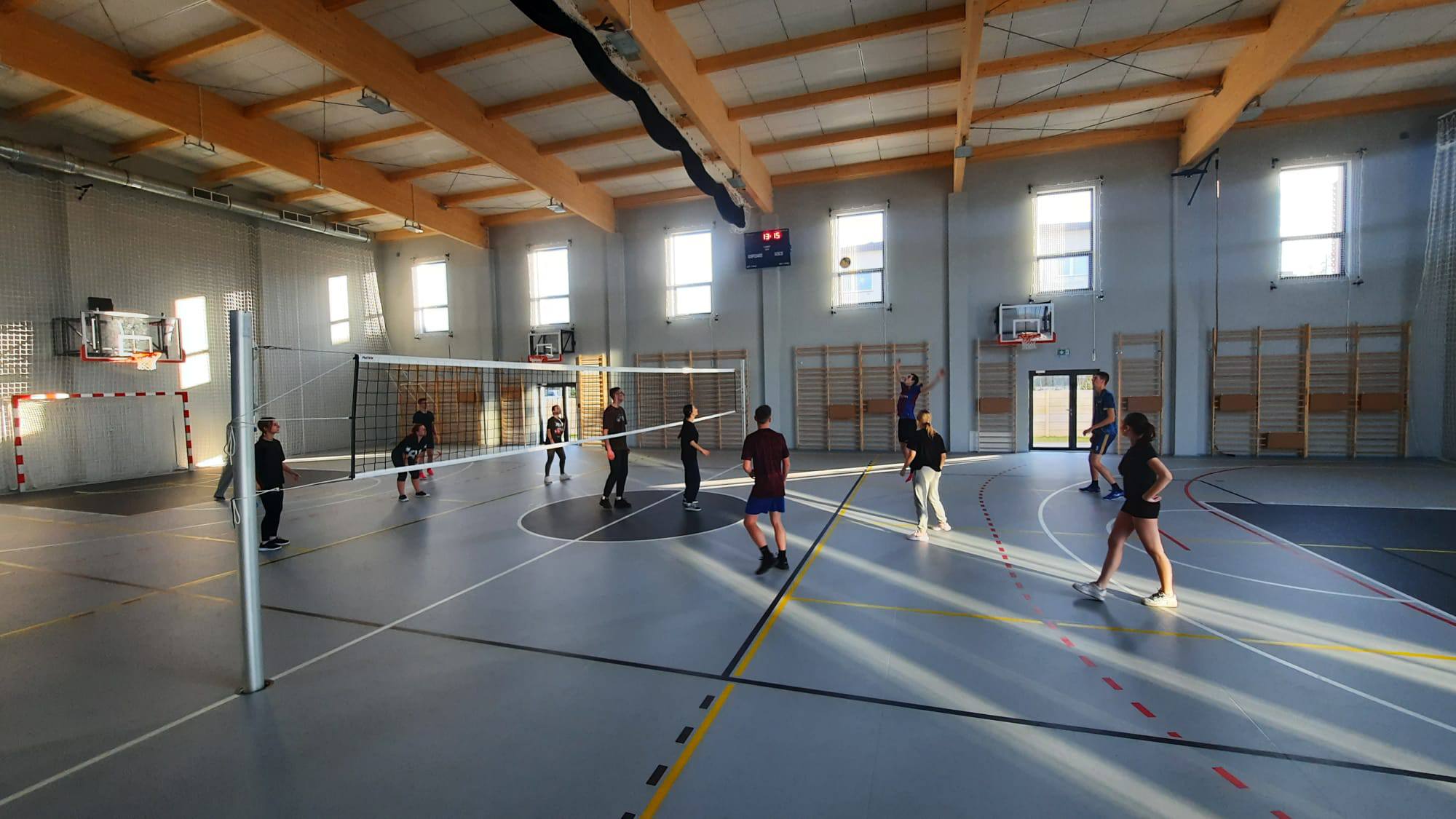 Przedświąteczny trening siatkówki