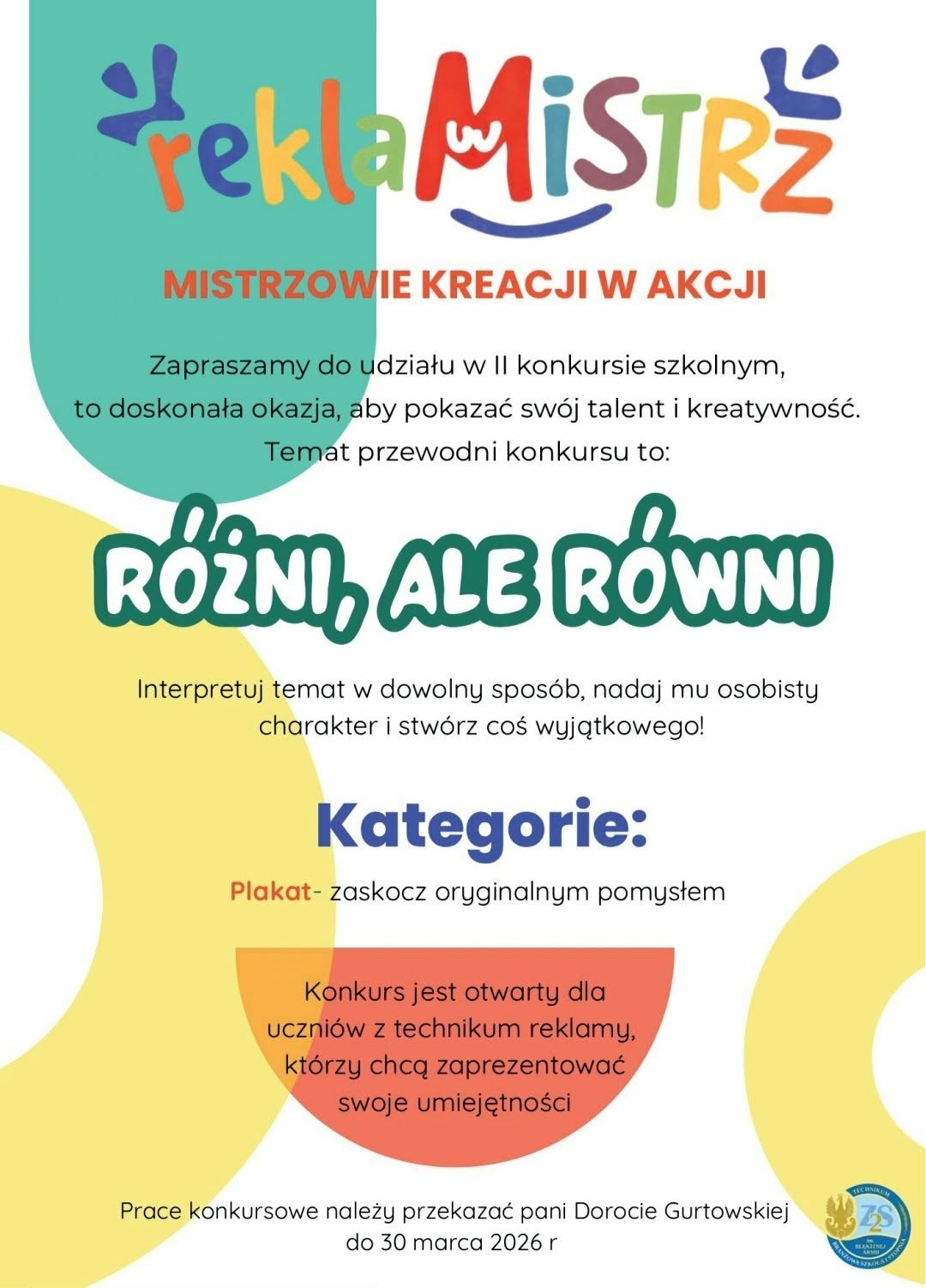 Konkurs Mistrzowie kreacji w akcji.