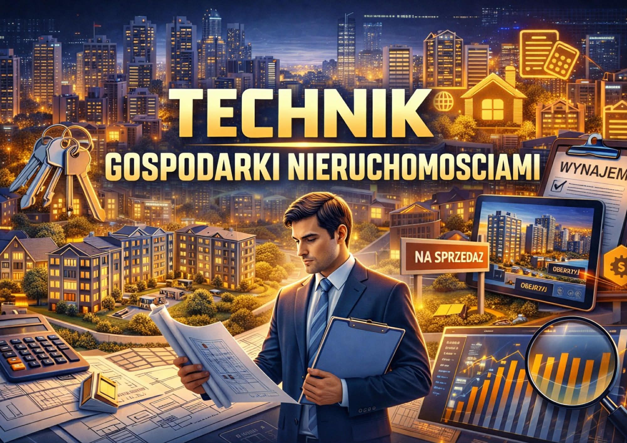 Zapraszamy do TECHNIKUM GOSPODARKI NIERUCHOMOŚCIAMI