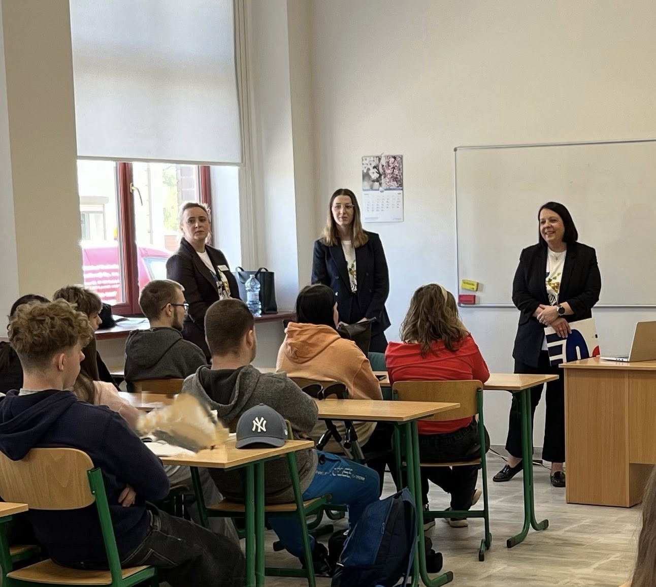 Lekcja z udziałem pracowników banku