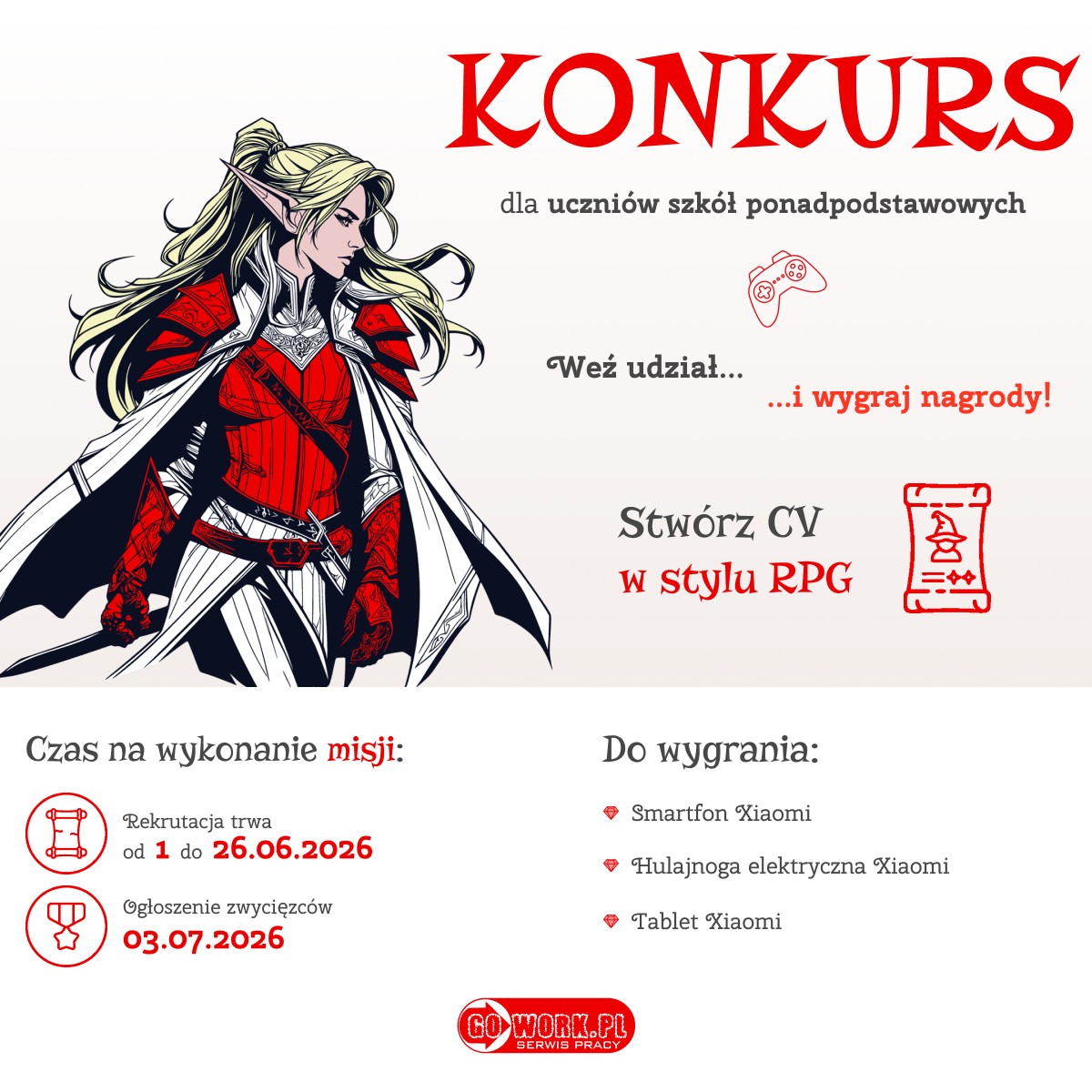 Konkurs Gamer CV - kariera zaczyna się tu. Zasady i cel misji.